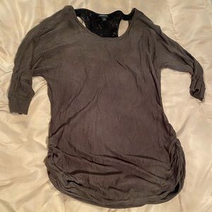 Sweater with Black Lace Racerback (Torrid - sz 1)